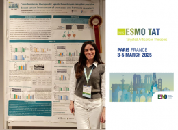 PhD student Cristina Almeida wins best Poster Award at ESMO TAT 2025